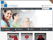 Tablet Screenshot of fyitraining.com.au